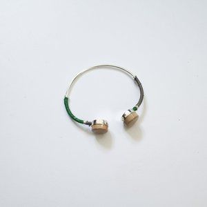 Ceramic and Metal Bracelet